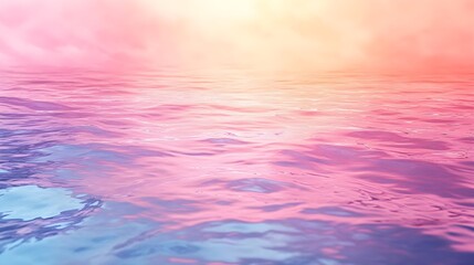 Wall Mural - Pink and Blue Water Reflection Background