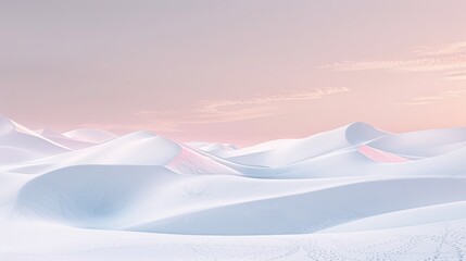 Wall Mural - Soft pink desert sky