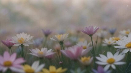 Wall Mural - Delicate floral background