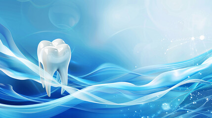 Wall Mural - amazing dental care background