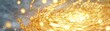 © Monchisa - Molten Gold Flow Textures, Seamless textures featuring vibrant yellows and rich amber tones ideal for luxurious backgrounds, minimalistic designs, and elegant settings.
