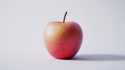 Wall Mural - Perfect red apple isolated on white background with shadow