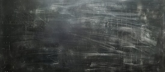 Fototapete - Blackboard with erased chalk marks perfect as a clean school background or for adding text to the copy space image