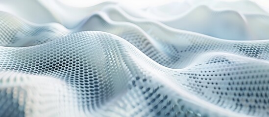 Poster - Modern white and grey background design featuring abstract geometric patterns with subtle blurred patterns ideal for a copy space image
