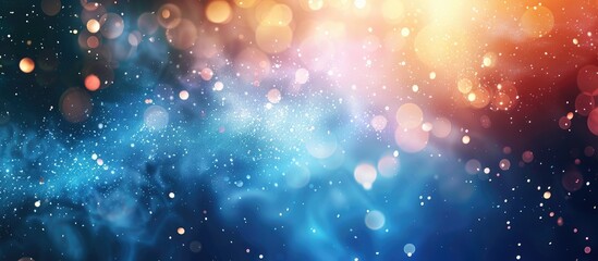 Fototapete - Contemporary gradient blur background with light and modern mash design offers ample copy space image