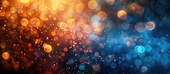 Leinwandbilder - Create an abstract background using a blurred bokeh with copy space image