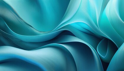 Poster - beautiful original wide format abstract background image in blue and teal tones for design or creative work