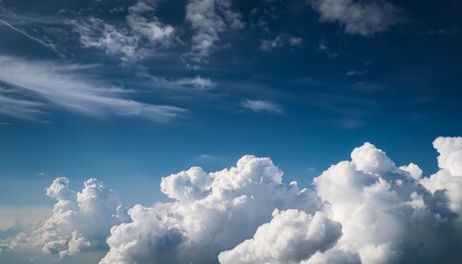 Poster - sky and clouds vertical photo