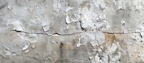 Aufkleber - Shabby texture background of a worn fragment of an old concrete wall with painted stucco offering ample copy space image