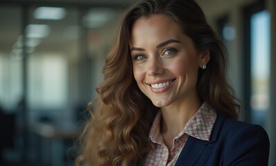 portrait of a smiling woman