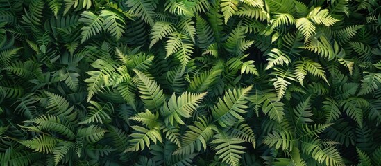 Wall Mural - lush green fern with delicate fronds ideal for nature enthusiasts with an appreciation for intricate