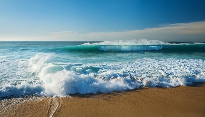 Canvas Print - waves on the beach