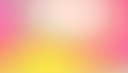 Wall Mural - pastel pink yellow empty space grainy noise grungy texture color gradient rough abstract background shine bright light and glow template motion animation