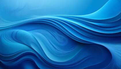 Wall Mural - blue abstract background with wave