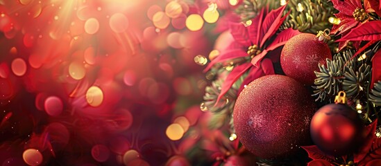 Poster - Colored background postcard with space for text or graphics image Best wishes for the holiday season. Creative banner. Copyspace image