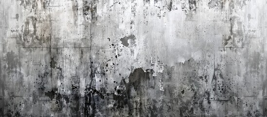 Aufkleber - Grunge gray textured cement wall with an old concrete effect and copy space image