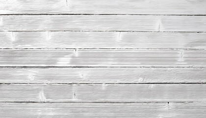 Poster - white wood plank texture background