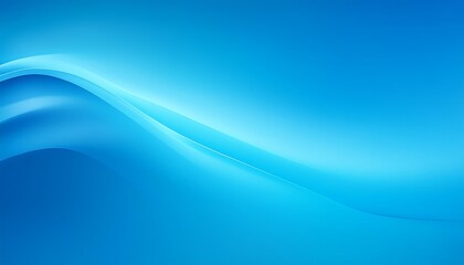 Poster - light blue gradient abstract background