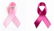 © Debbie - breast cancer awareness symbol pink ribbon isolated on transparent background