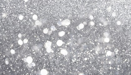 Wall Mural - silver glitter sparkle texture background