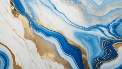 Wall Mural - blue and beige marble background