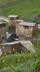 old house in the mountains