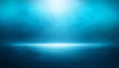 blue sea sky color gradient rough abstract background shine bright light and glow template empty space grainy noise grungy texture