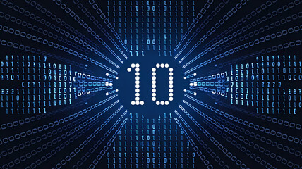 binary code background