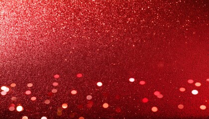 Wall Mural - red glitter texture christmas glitter background with red background