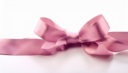 Canvas Print - pink ribbon coquette fashion isolated