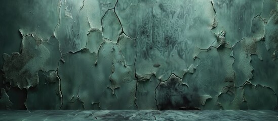 Wall Mural - Beautiful wall texture featuring cracks perfect for a copy space image