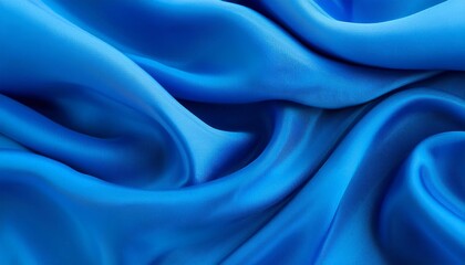 Wall Mural - groovy elegant wavy background texture bright blue