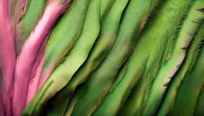 Wall Mural - green texture with pink tints