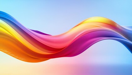 Wall Mural - abstract color wave background