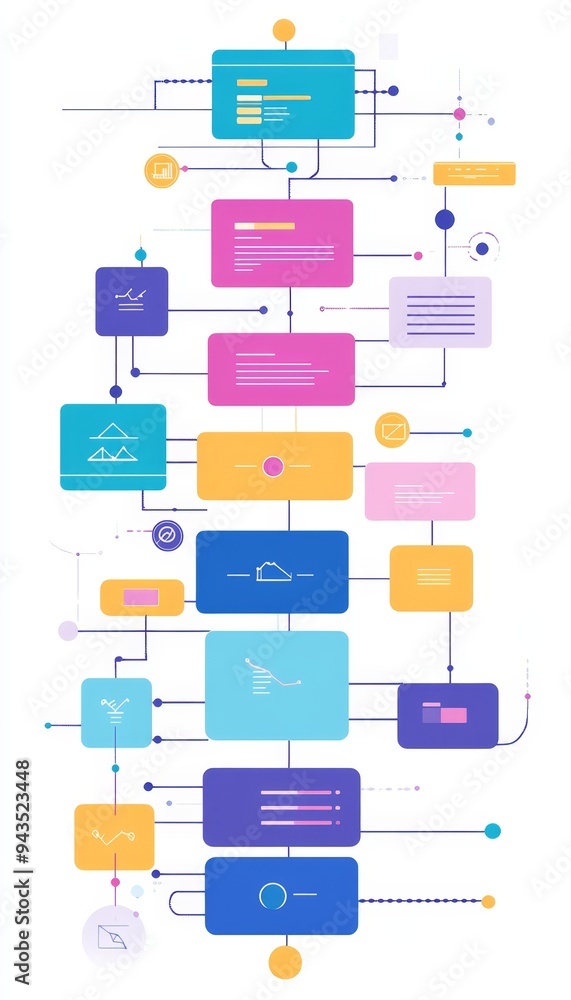 Comprehensive flowchart of software development process branching ...