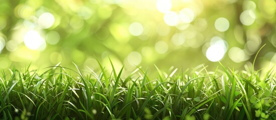 Poster - Fresh green nature background with blur a beautiful copy space image for backgrounds