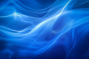 Wall Mural - Blue Swoosh Background