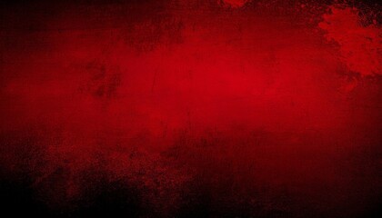 Canvas Print - abstract red background with black grunge background texture in modern art design layout