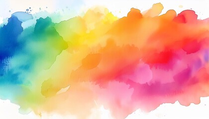 rainbow gradient watercolor style background illustration illustration