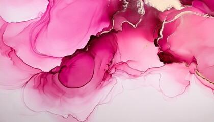 abstract luxurious inkscape alcohol ink effect luxurious trendy gradients with hot pink colors decorative texture background mixture of colors for wall art