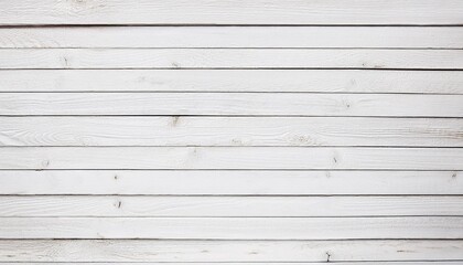 Wall Mural - white wood planks texture boards background