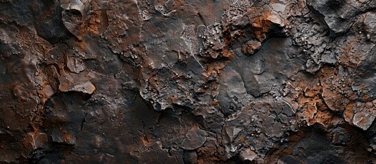 Aufkleber - Brown and gray grungy backdrop with a rocky texture suitable for copy space image