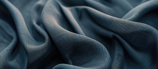Aufkleber - Detailed close up view of an abstract fabric from textile as a background with copy space image