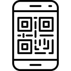 Canvas Print - Qr Code Icon