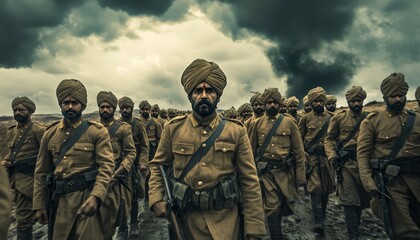 Captivating image of india s army showcasing strength and valor in dynamic formation