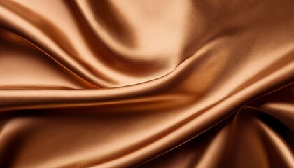 Sticker - smooth elegant brown silk or satin texture can use as abstract background