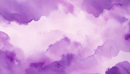 Wall Mural - purple watercolor background with clouds texture