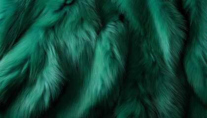 Sticker - fur texture beautiful backdrop of plush emerald green velvet fur texture giving a luxurious and modern appearance perfect for high fashion backgrounds vertical format