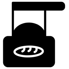 Poster - Bake Bakery Desert Glyph Icon