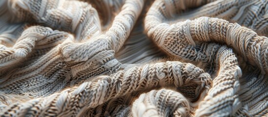 Aufkleber - Close up image showing a textured textile fabric background with copy space image